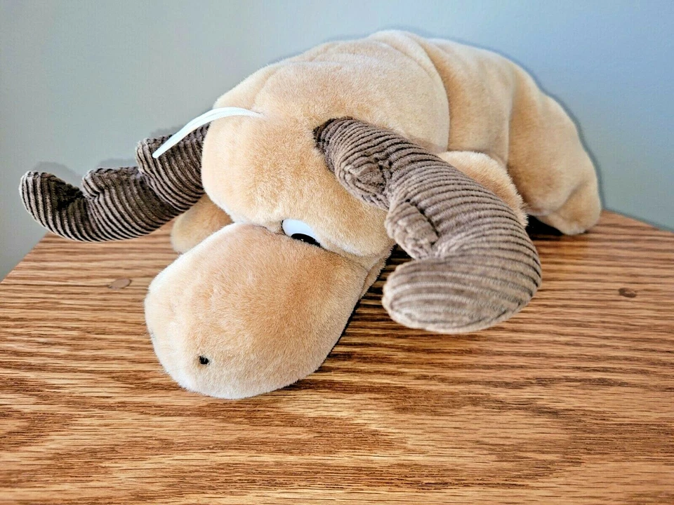 VINTAGE 1989 COMMONWEALTH Moose Hand Puppet 12" Lush Plush Soft RARE EUC  - Image 3 of 4