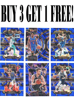 2023-24 Select BASKETBALL (BLUE CRACKED ICE ONLY) You Pick/Choose (BUY 3 GET 1)