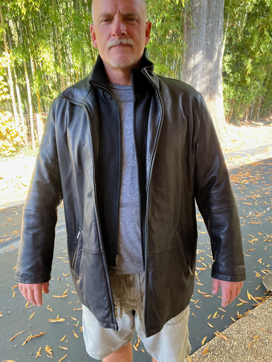 Calvin Klein XL Mens Leather Jacket | eBay Calvin Klein XL Mens Leather Jacket | eBay