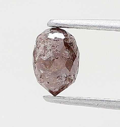 NATURALNY DIAMENT 0,68 TCW BRĄZOWY KOLOR BRIOLETTE DIAMENT W KRATKĘ NA PREZENT RANDKOWY - Zdjęcie 6 z 12