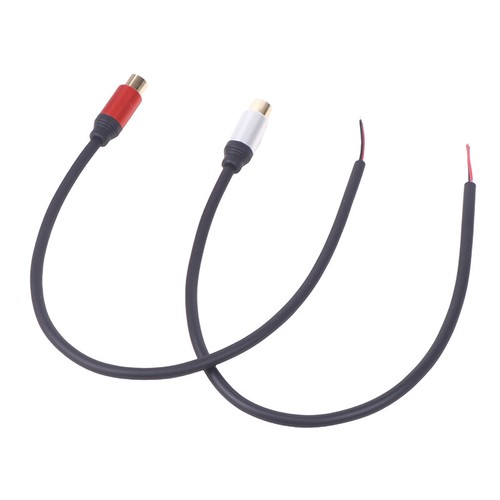 Speaker Wire RCA Female Plug Adapter Connector To Bare Wire Open End Audio Ca Y2 - Afbeelding 11 van 14