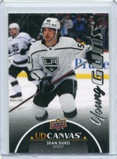 2021-22 Upper Deck Young Guns Canvas Black Sean Durzi Rookie