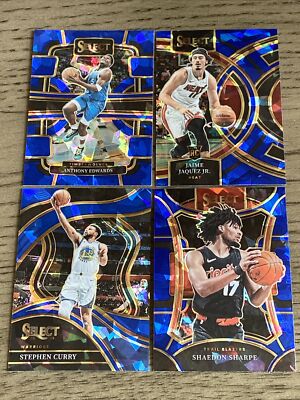 2023-24 Panini Select NBA Basketball BLUE CRACKED ICE You Pick