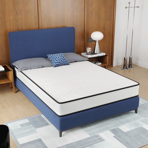 PayLessHere Medium Firm Hybrid Mattress - Innerspring & Gel Memory Foam, Fiberglass Free