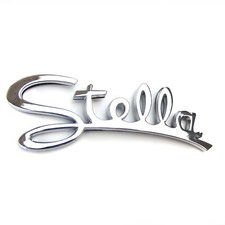 Vespa LML Leg Shield Stella Chrome Badge