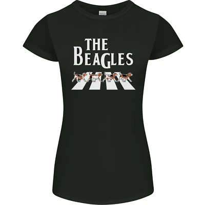 The Beagles Lustige Hund Parodie Damen Petite Schnitt Maglietta - Bild 1 von 4
