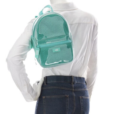 UGG Dannie II Mini Backpack Clear Green TDP Fur | eBay