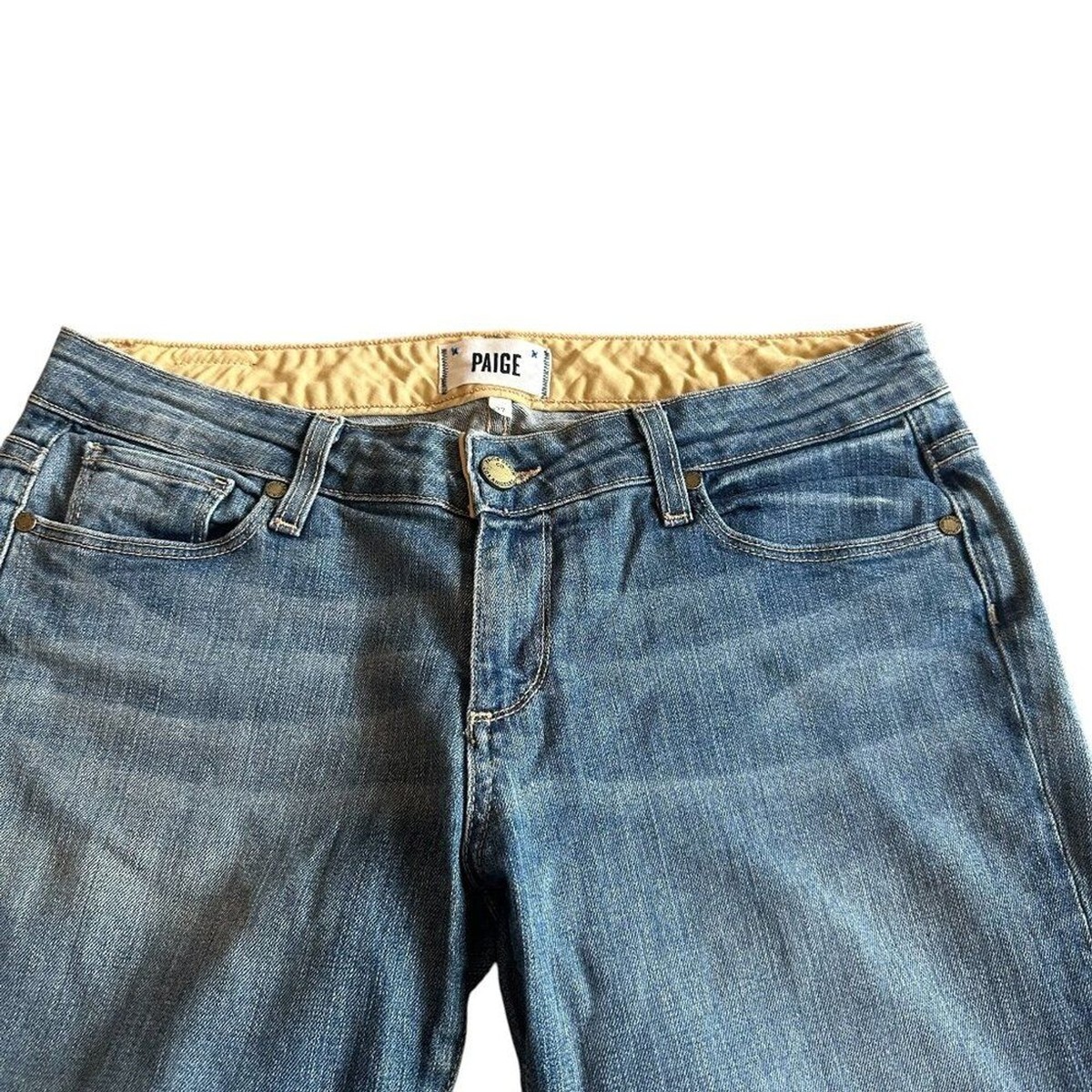 Jean Skinny Paige Jimmy Délavé Foncé - Taille 27 - Occasion Très Bon état