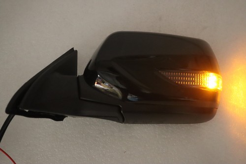 Power Folding LED Signal Side Mirrors Black For 2010~2011~12~2013 Subaru Legacy - Picture 3 of 8