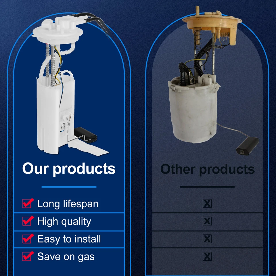 Conjunto de bomba de combustible para Chevrolet Pontiac Oldsmobile 2000-2005 E3507M Foto 4 de 4