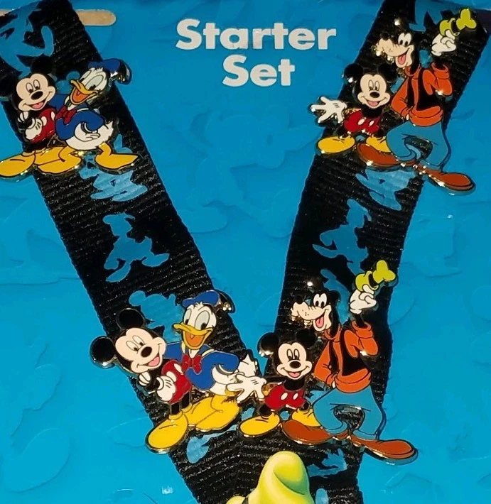 Disney Parks Lanyard MICKEY GOOFY DONALD "Friends" 4-pin Starter Set - Image 2 of 3