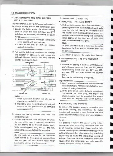 Satoh S-630 Tractor Service Repair Manual - Picture 5 of 6