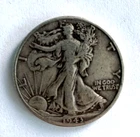 1943-D Walking Liberty Half Dollar, 90% Silver
