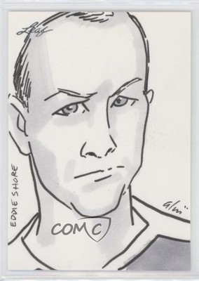 2013-14 Leaf Best of Hockey 1/1 Eddie Shore Adam Talley Auto HOF Sketch 0i6