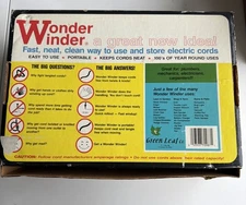 Wonder Winder Extension Cord Reel Beige w/ Mounting Hardware Wall