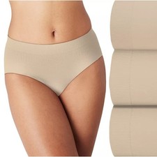 Bali Women's XL Comfort Revolution 3 Pack Modern Seamless Brief Underwear K23-16