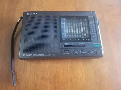 Sony ICF-7601 Shortwave Radio 12 Bands FM MW SW 