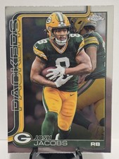 2025 Topps Chrome Football - Josh Jacobs #110 Green Bay Packers 