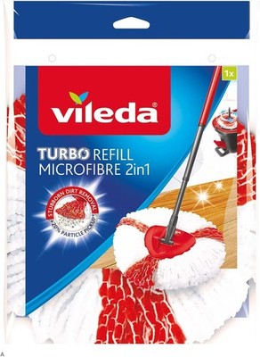 Vileda Turbo 2-in-1 EasyWring & Clean Ersatzkopf, 1 Stück