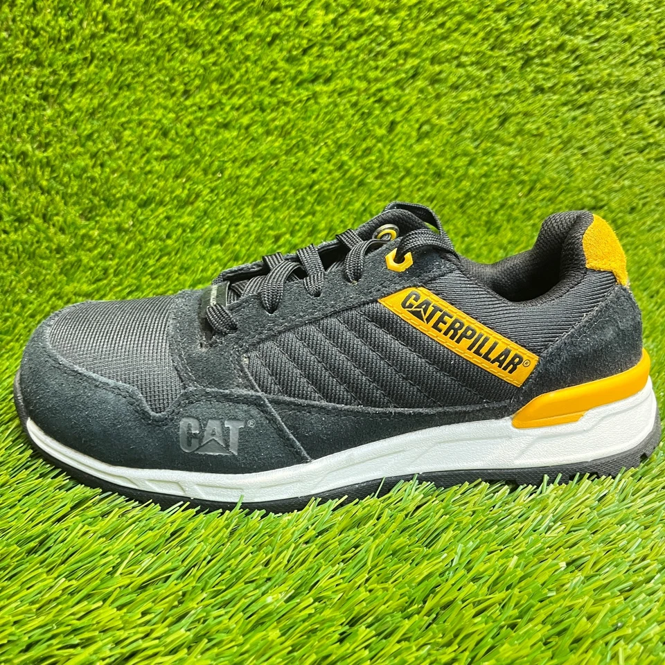 Zapatos de trabajo de seguridad Caterpillar Venward para mujer talla 6 negros amarillos con puntera compuesta Foto 3 de 4