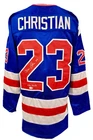 DAVE CHRISTIAN Autographed 1980 USA Olympic Hockey Jersey “1980 Gold” JSA COA