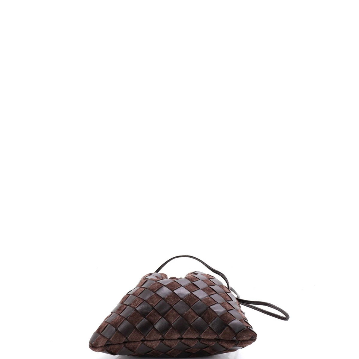 Bottega Veneta Drawstring Dustbag Crossbody Bag Intrecciato