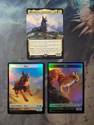 Rin and Seri, Inseparable (Buy-a-Box Promo) w/ Dog/Weird & Cat/Zombie (Foils)