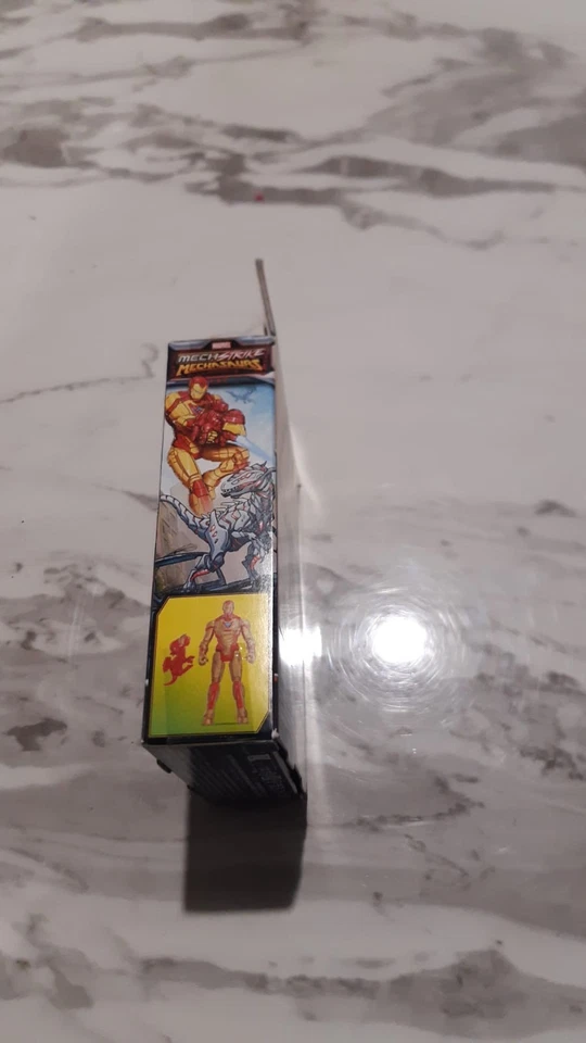 Marvel Super Hero Toys Mechstrike Mechasaurus Iron Man Action Figurine 4" - image 3 of 4