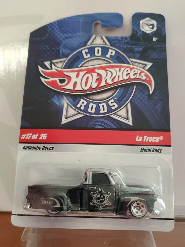 Hot Wheels Cop Rods #17/26 La Troca - Paquete protector - ¡ULTRA RARO!!! Foto 2 de 4