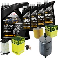 Mann Inspektionspaket 9L Mannol Longlife 5W-30 FüR Audi A6 Allroad 4.2 FSI