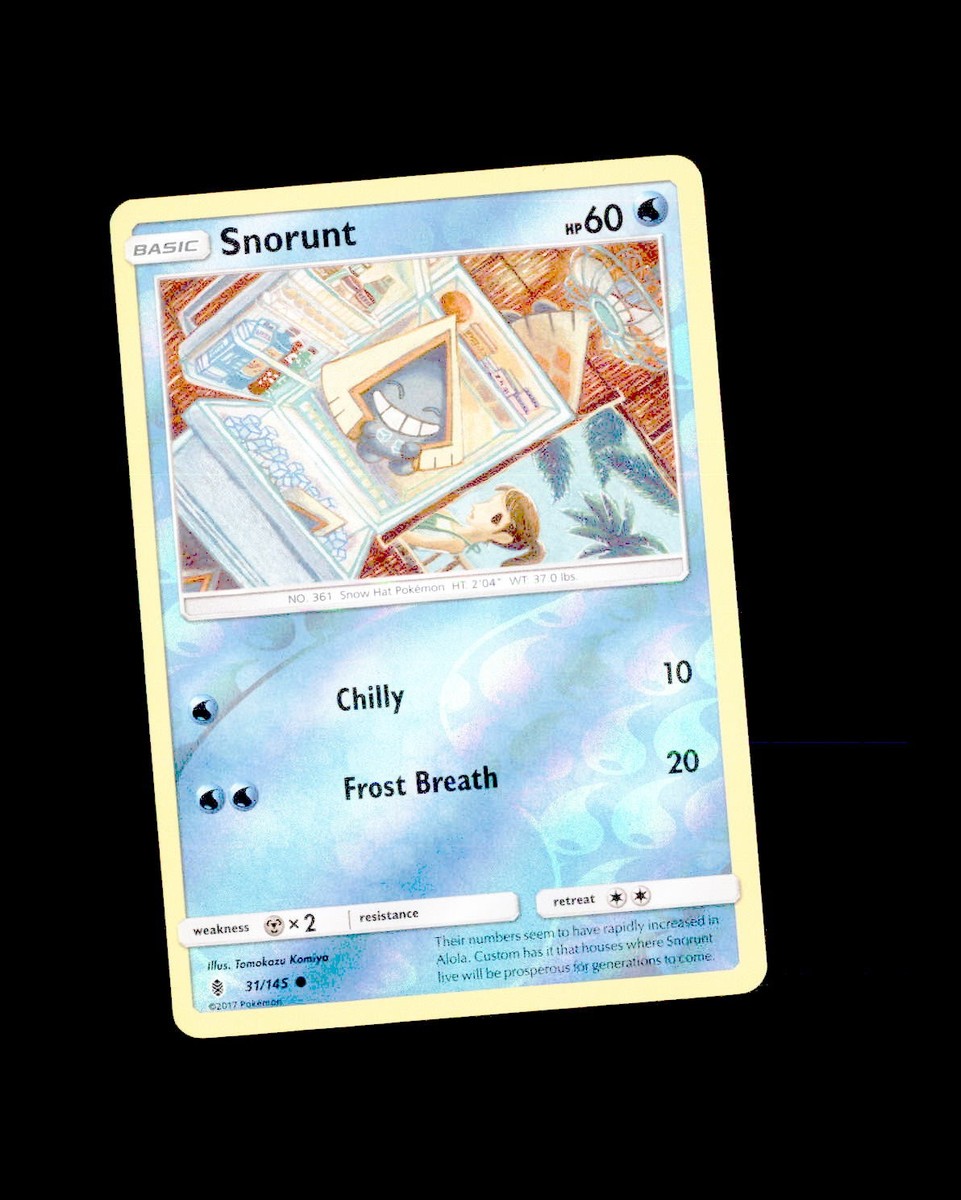 NM TOMOKAZU KOMIYA SM - Guardians Rising Reverse Holo Snorunt 31