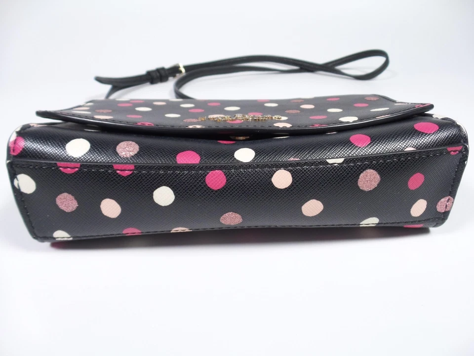 Bolso Bandolera Kate Spade Mujer Cuero a Lunares Cartera sin asas Cartera Correa Foto 3 de 4