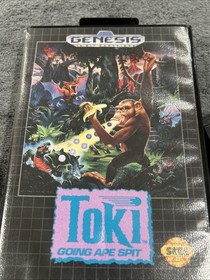 Toki Goin' Ape Spit Sega Genesis In-Box NICE LOOK!  No Manual