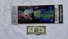 Póster Foo Fighters FOIL Ticket Handbill BMO 9 de agosto de 2024 Los Angeles Emek