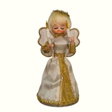 Vintage GE Heavenly Angel lighted Christmas tree topper Retro holiday 1950 READ