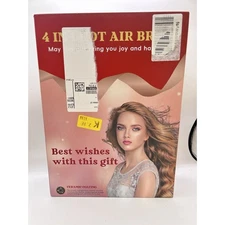 Nicebay Hair Dryer Blow Brush 4-in-1 Hot Air Brush Curler + CT-536 BLACK/ Silver