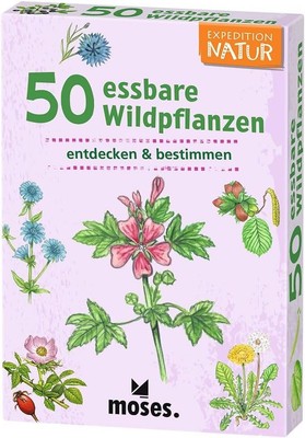 Moses 50 Essbare Wildpflanzen Karten Natur Entdecker Kruter erkennen fr