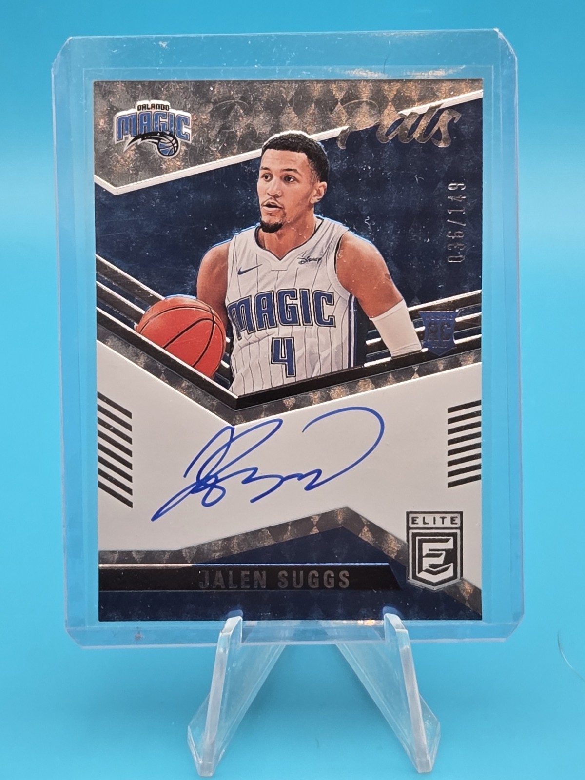 2021-22 Donruss Elite - Pen Pals Jalen Suggs #PP-JSU /149 ROOKIE AUTO