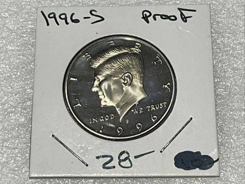 1996-S  Proof  Kennedy Half Dollar