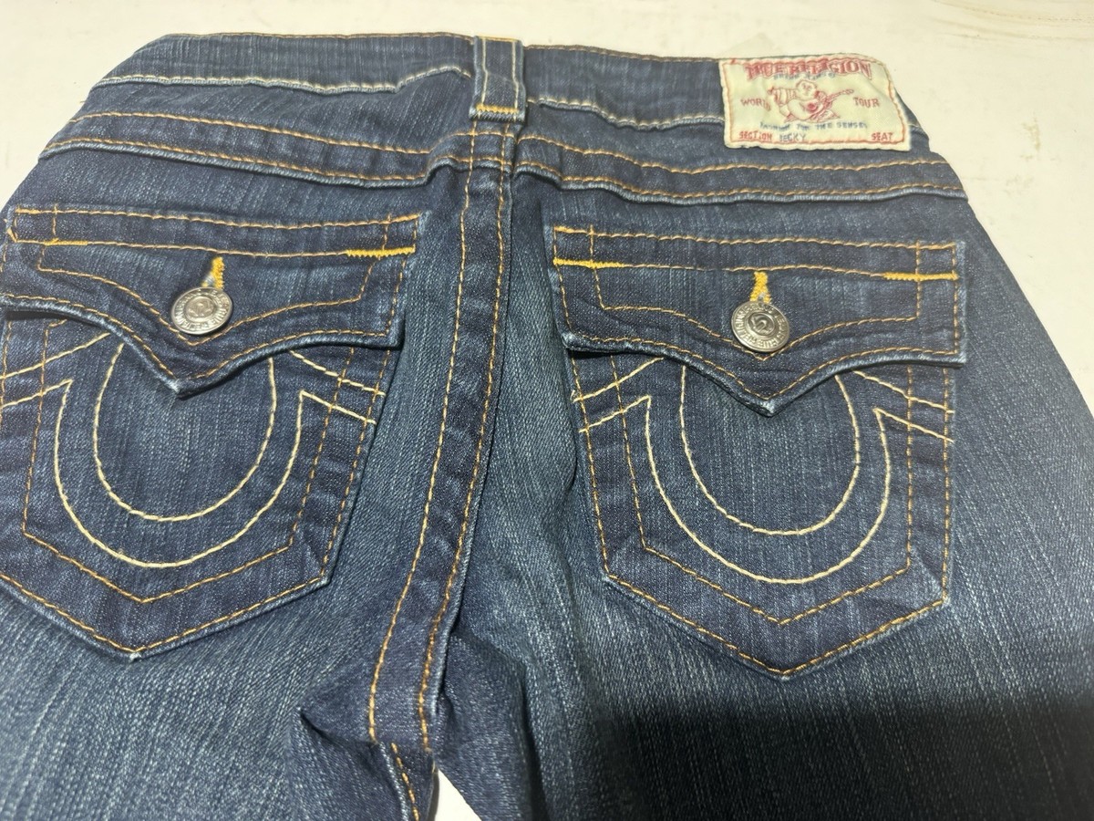 NEW True Religion Jeans Women US 24x 34 Becky Lowrise Bootcut