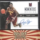 2012-13 Panini Momentum #81 AU Jeremy Pargo Momentous Rookies Autographs