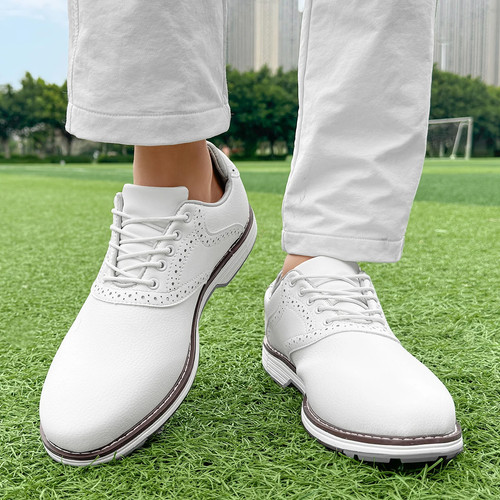 Herren Golfschuhe bequeme leichte Sneaker Golfer Dämpfung Wanderschuhe - Bild 15 von 28