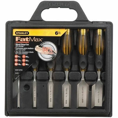Stanley FatMax 6 Piece Wood Chisel Set