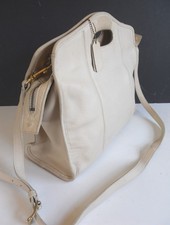 BORSA A TRACOLLA VINTAGE COACH DONNA PANNA GUANTO PELLE CONCIATA 2 VIE # 9995 -RARA
