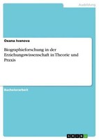 Biographieforschung In Der Erziehungswissenschaft In Theorie Und Praxis Oxa