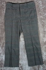 Simply Vera Vera Wang Dress Pants Women's Size 6 Bootcut Plaid Gray Regular