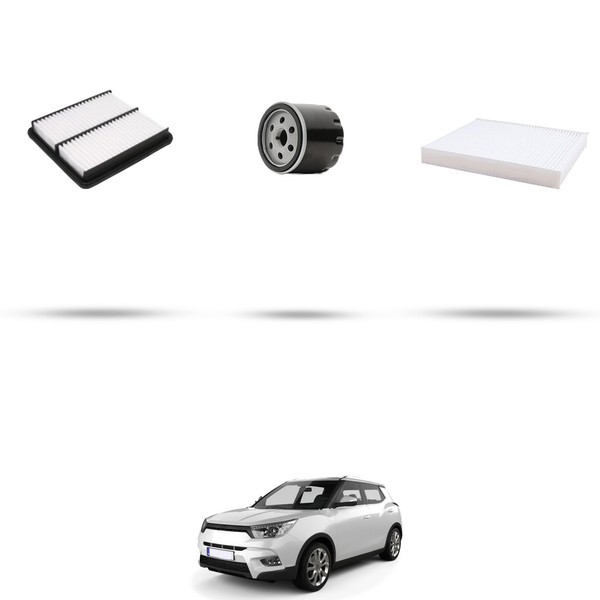 Hoffcar Set Service - 3 Filter FüR Ssangyong Tivoli 1.6 94Kw Von 2015-image