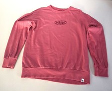 Piping Hot Women's Size 8 Pink Cotton Crew Neck Jumper Sweatshirt Long Sleeve