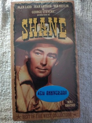 Shane, 1952 (VHS, 1998) Brand New Sealed, Western, Alan Ladd, Jean Arthur