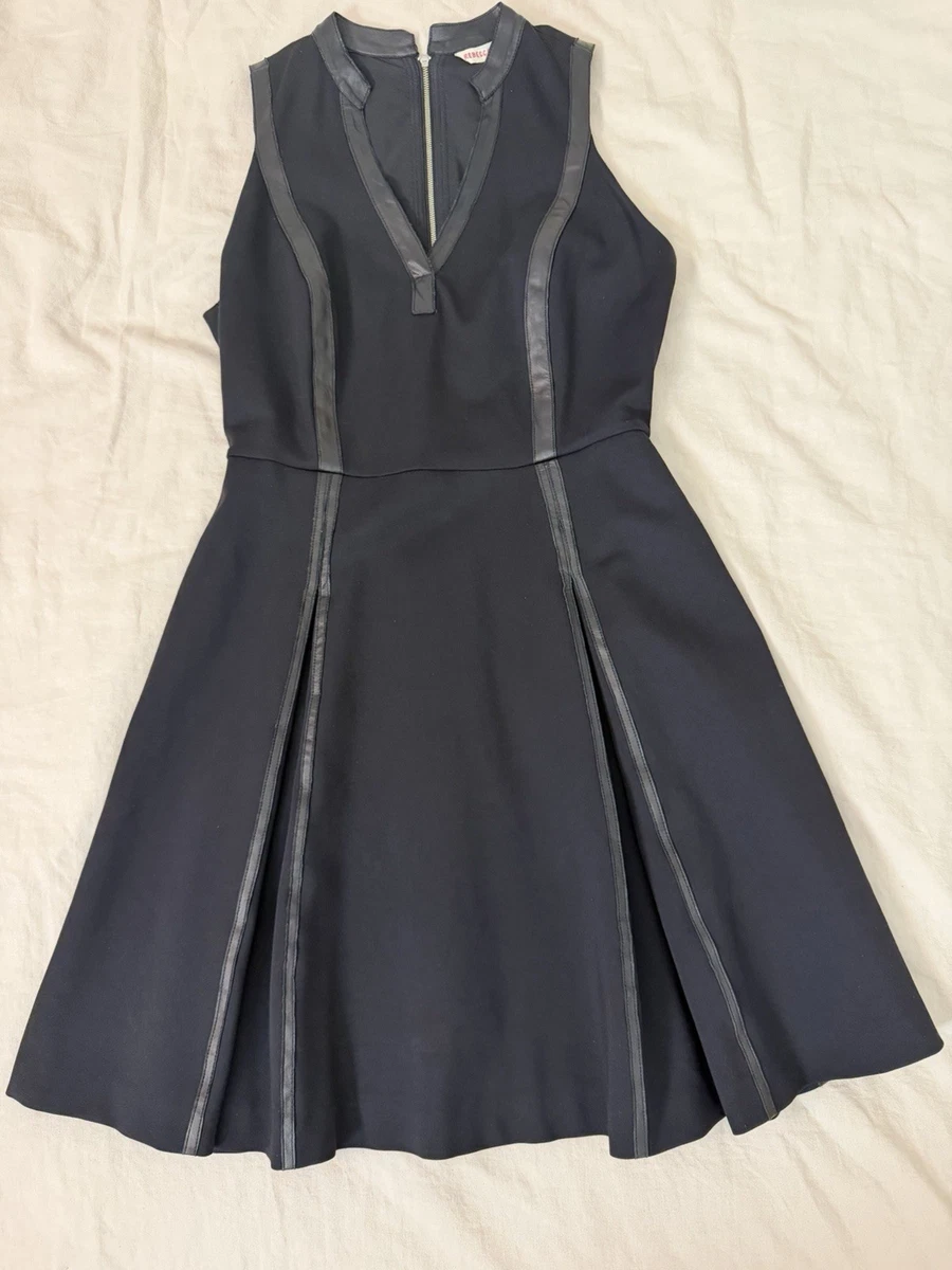 slim fit dress slacks Rebecca Taylor Beatrice Stretch Linen Midi Dress main image 1